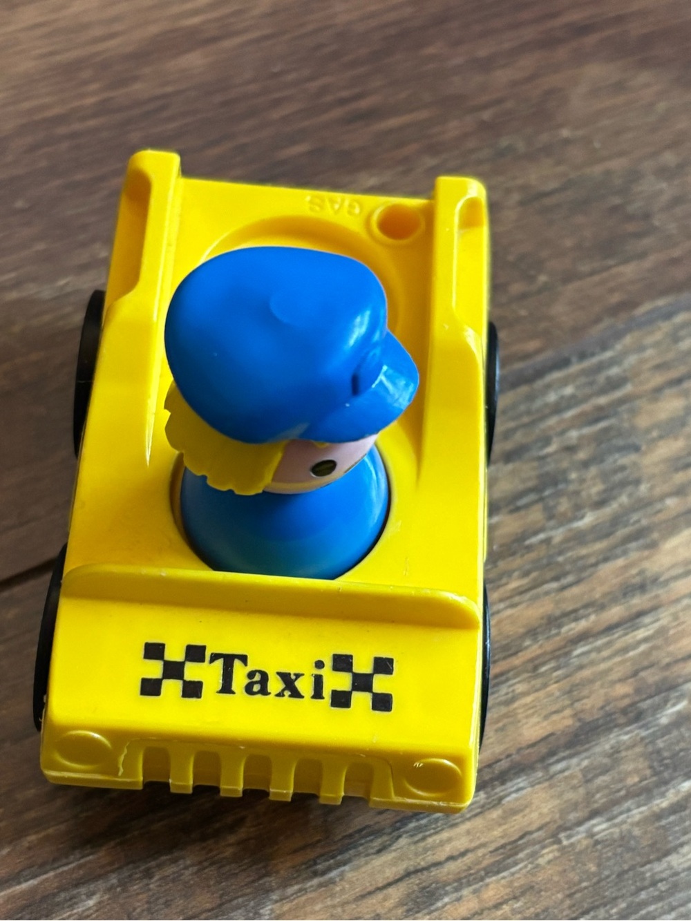 Vintage fisher price taxi car & driver